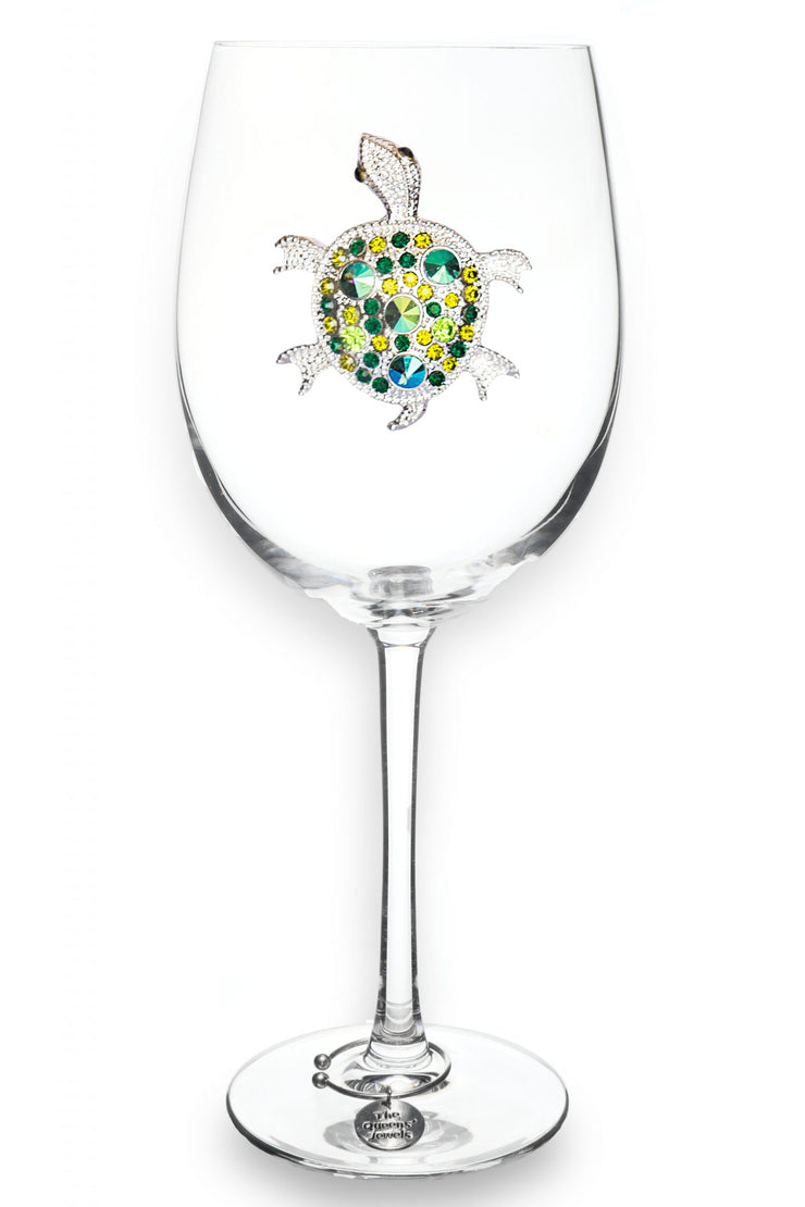 Sea Turtle Wine Glass