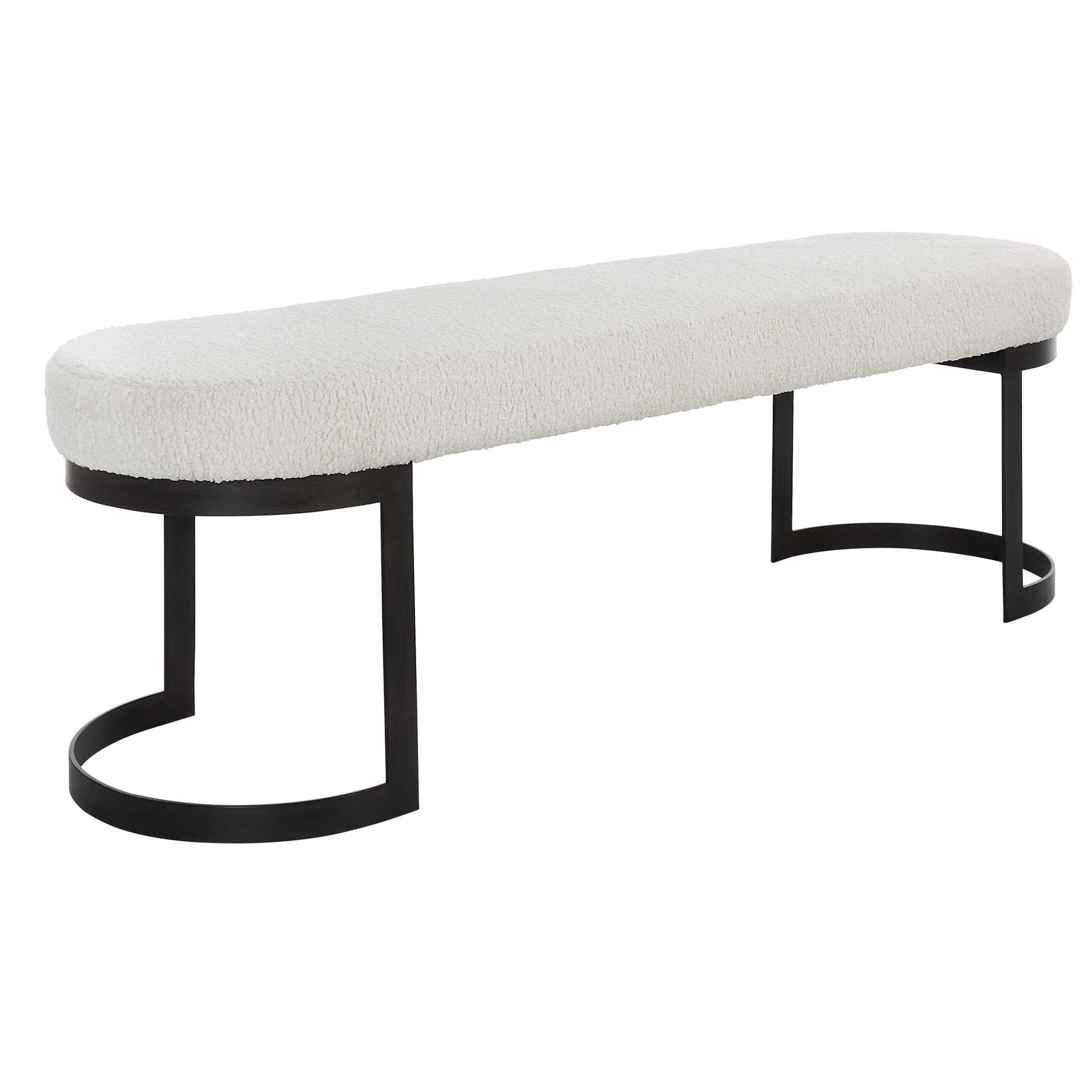 Infinity Shape Bench Infinity Bench, Black – Select Home Decor & More