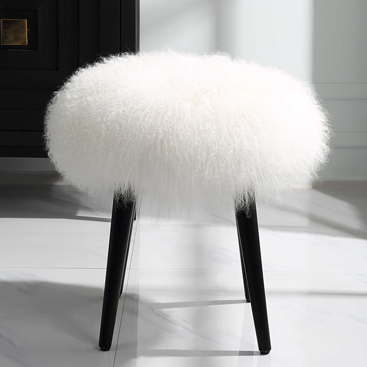 Wooly Accent Stool