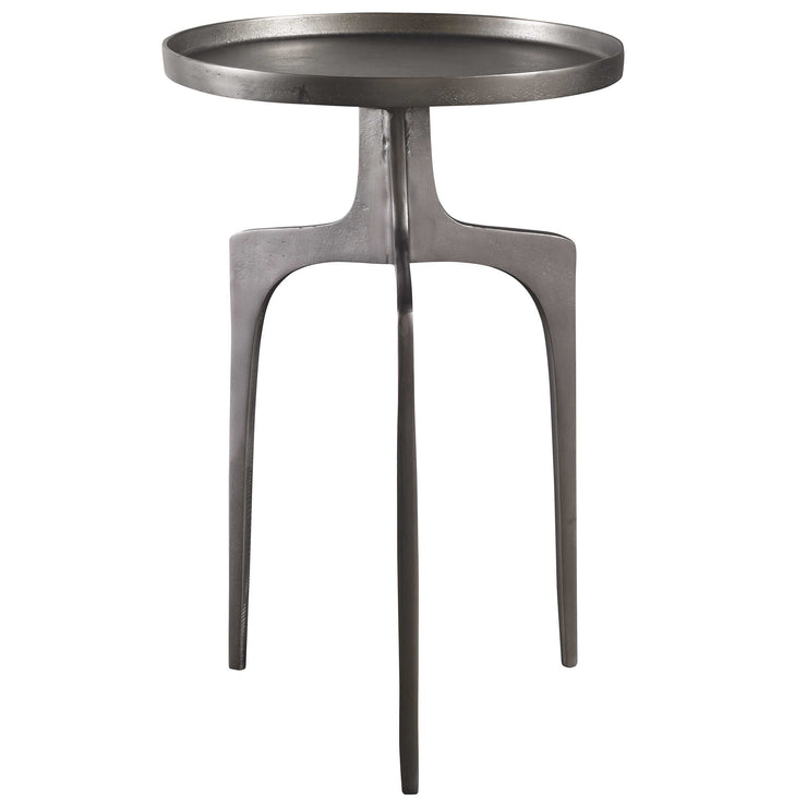 Kenna Accent Table, Nickel