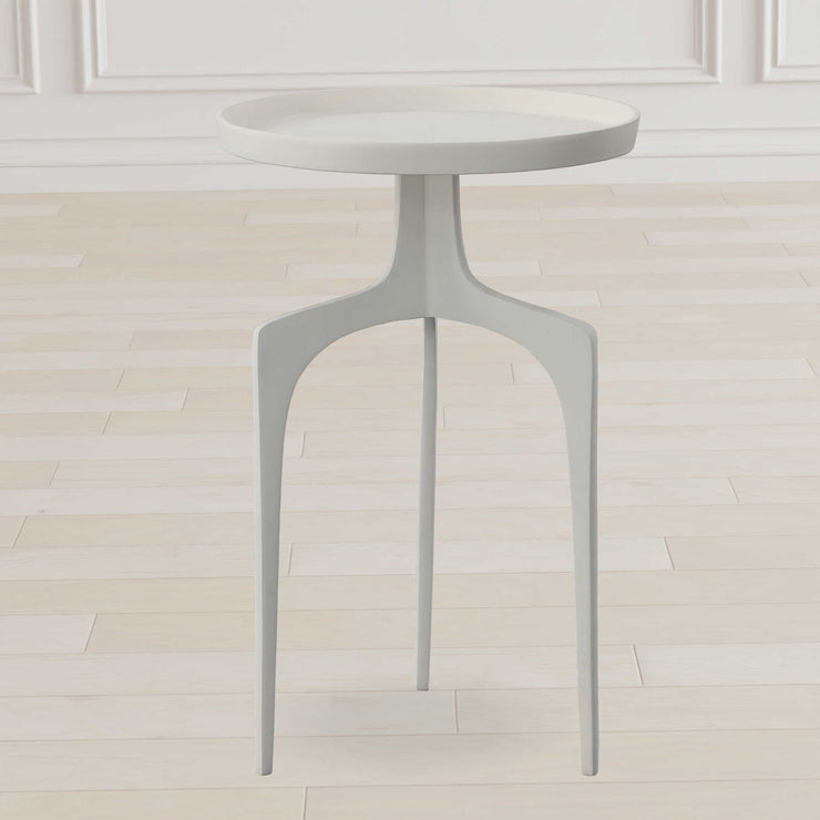 Kenna Accent Table, White