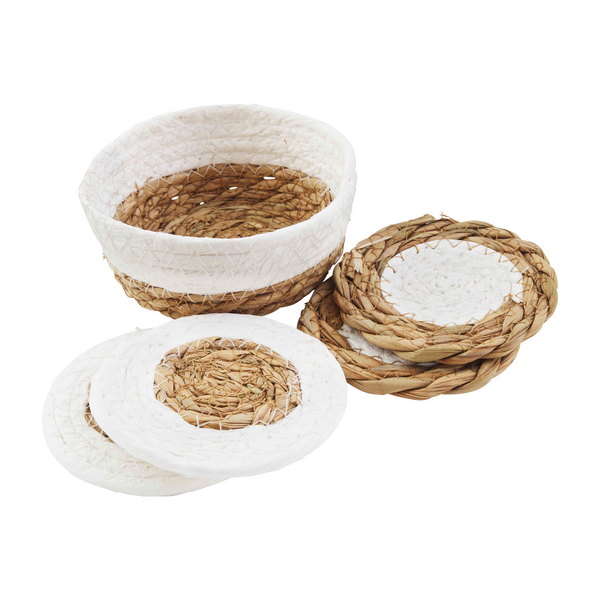 Seagrass Coaster Set