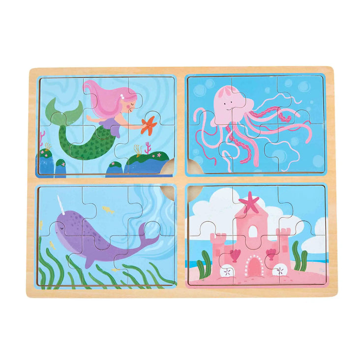 Pink Ocean 4-in-1 Puzzle