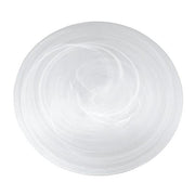 White Alabaster Dessert Plate S/4