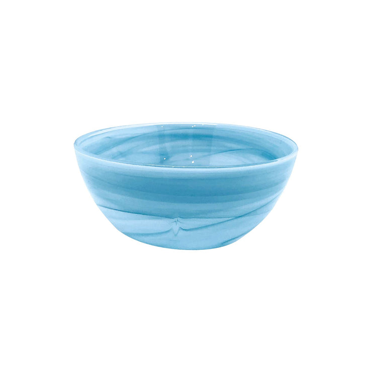 Aqua Alabaster Individual Salad Bowl S/4