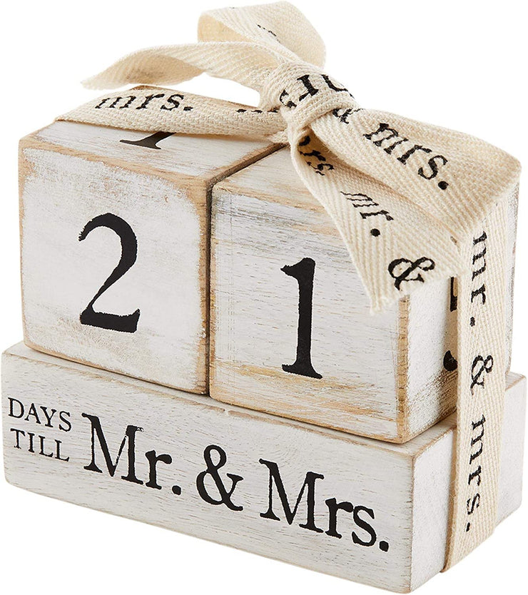 Countdown Mr. and Mrs. Block Set