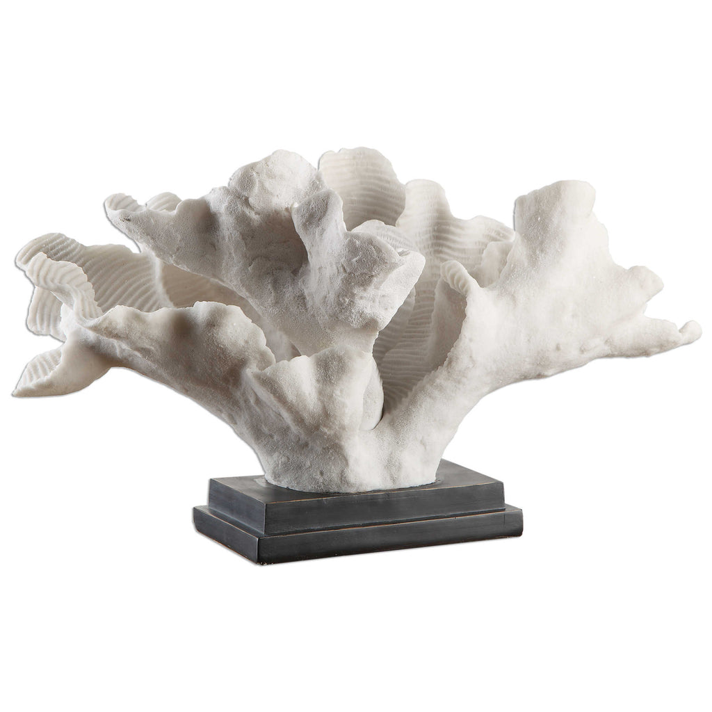 Blade Faux Coral Sculpture | Coastal Decor (Limited Availability
