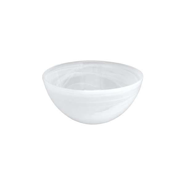White Alabaster Individual Bowl S/4